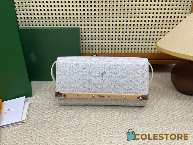 Colestore Goyard Monte-Carlo Pm White 25x14.5x4cm - 1