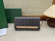 Colestore Goyard Monte-Carlo Pm Black & Tan 25x14.5x4cm - 1