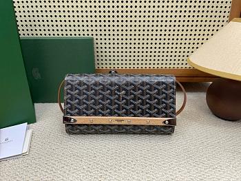 Colestore Goyard Monte-Carlo Pm Black & Tan 25x14.5x4cm