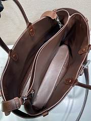 Colestore   Prada Cordovan Buckle Nappa Leather Bag 48x34x18cm - 6