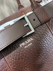 Colestore   Prada Cordovan Buckle Nappa Leather Bag 48x34x18cm - 4