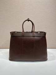 Colestore   Prada Cordovan Buckle Nappa Leather Bag 48x34x18cm - 3