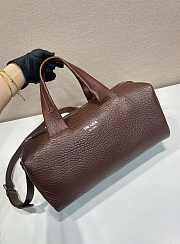 Colestore  Prada Brown Nappa Leather Duffle Bag 35x17.5x17.5cm - 4