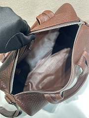 Colestore  Prada Brown Nappa Leather Duffle Bag 35x17.5x17.5cm - 2