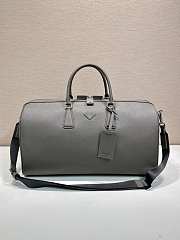 Colestore  Prada Bamboo/cork Beige Saffiano Leather Travel Bag 50x27.5x25cm - 2