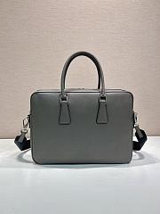 Colestore  Prada Bamboo/cork Beige Saffiano Leather Briefcase 38x28x6.5cm - 5