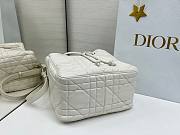 Colestore  Dior Medium D-Motion Bag Ivory Macrocannage Lambskin 23 x 24 x 13cm - 4