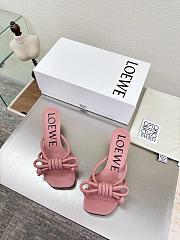 Colestore  Loewe Flamenco Knot sandal in lambskin Blush 5.5cm - 4