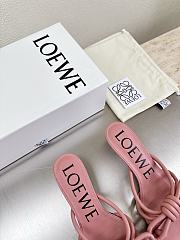 Colestore  Loewe Flamenco Knot sandal in lambskin Blush 5.5cm - 2