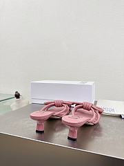 Colestore  Loewe Flamenco Knot sandal in lambskin Blush 5.5cm - 5