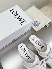 Colestore  Loewe Flamenco Knot mule in lambskin White - 3