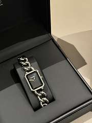 	 Colestore Chanel Première Gourmette Chain Watch White Gold - 6