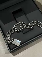 	 Colestore Chanel Première Gourmette Chain Watch White Gold - 4