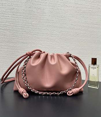 Colestore  Loewe Medium Flamenco Purse in Mellow Nappa Lambskin Blush 30x20x10.5cm
