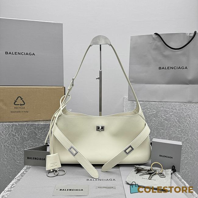 Colestore  Balenciaga Women's Bel Air Shoulder Bag Small in Soya 35x10x17cm - 1