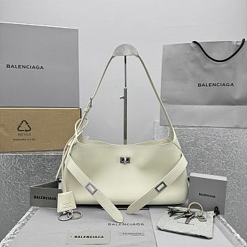 Colestore  Balenciaga Women's Bel Air Shoulder Bag Small in Soya 35x10x17cm