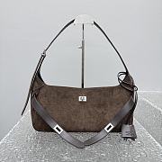 Colestore  Balenciaga Women's Bel Air Shoulder Bag Small in Brown 35x10x17cm - 3
