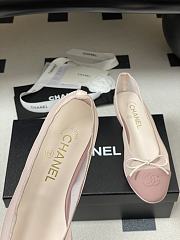 Colestore Chanel Ballet flats Mesh & Grosgrain Pink - 6