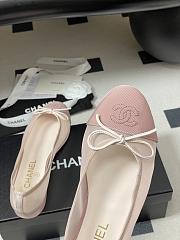 Colestore Chanel Ballet flats Mesh & Grosgrain Pink - 3