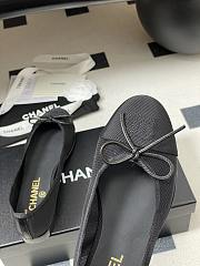 Colestore Chanel Ballet flats Mesh & Grosgrain Black - 5