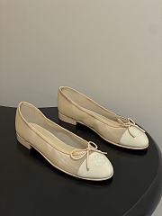 Colestore Chanel Ballet flats Mesh & Grosgrain Beige - 1