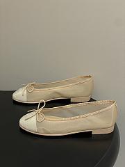 Colestore Chanel Ballet flats Mesh & Grosgrain Beige - 6