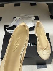 Colestore Chanel Ballet flats Mesh & Grosgrain Beige - 5