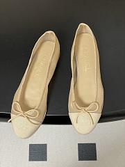 Colestore Chanel Ballet flats Mesh & Grosgrain Beige - 4