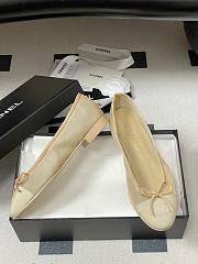 Colestore Chanel Ballet flats Mesh & Grosgrain Beige - 2