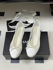 Colestore Chanel Ballet flats Mesh & Grosgrain White - 2