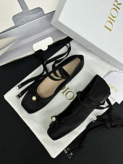 Colestore Dior D-Joy Ballet Flat in Black - 4