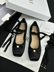 Colestore Dior D-Joy Ballet Flat in Black - 6