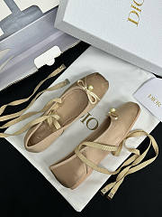 Colestore Dior D-Joy Ballet Flat in Beige - 6