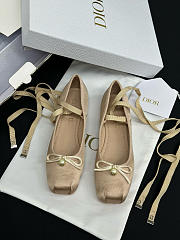 Colestore Dior D-Joy Ballet Flat in Beige - 3
