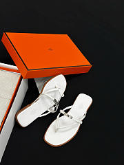 Colestore Hermes Miss Sandal Blanc - 6
