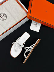 Colestore Hermes Miss Sandal Blanc - 3