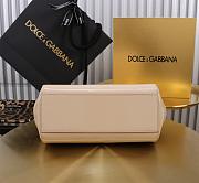 Colestore Dolce & Gabbana Medium Sicily Handbag Blush in Polished Calfskin 20x16x8cm - 5