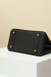 Colestore Hermes Birkin 25 Gold-Hardware in Black Togo Leather - 6