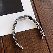 Colestore Chanel Première Iconic Chain Watch Steel and Black leather - 4