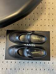 Colestore Chanel CC Logo Mary Jane Platform Leather Shoes Black - 2