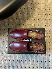 Colestore Chanel Slingbacks   Shiny Calfskin  Burgundy - 2