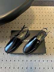 Colestore Chanel Slingbacks   Shiny Calfskin  Black - 3