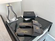 Colestore Chanel Mules Cotton Dark Grey - 5