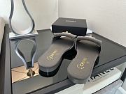 Colestore Chanel Mules Cotton Dark Grey - 2