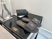 Colestore Chanel Mules Cotton Dark Grey - 3