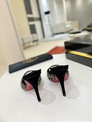 Colestore Christian Louboutin Lasera Strass Mule Black - 5