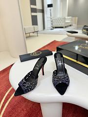 Colestore Christian Louboutin Lasera Strass Mule Black - 2