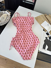Colestore Gucci Jersey Swimsuit in Pink  - 1
