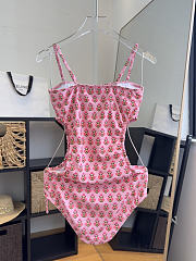 Colestore Gucci Jersey Swimsuit in Pink  - 4