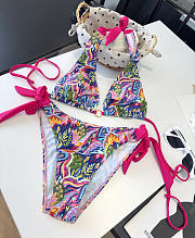 Colestore Versace Multi Printed Soft-Tie Bikini - 1
